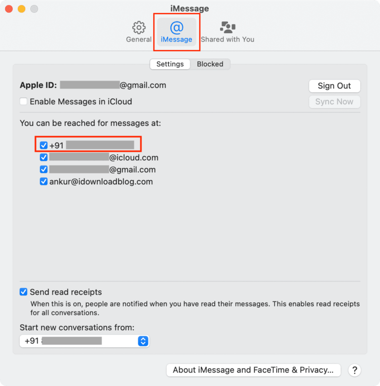 Set-Phone-Number-to-receive-iMessage-Mac-768×781