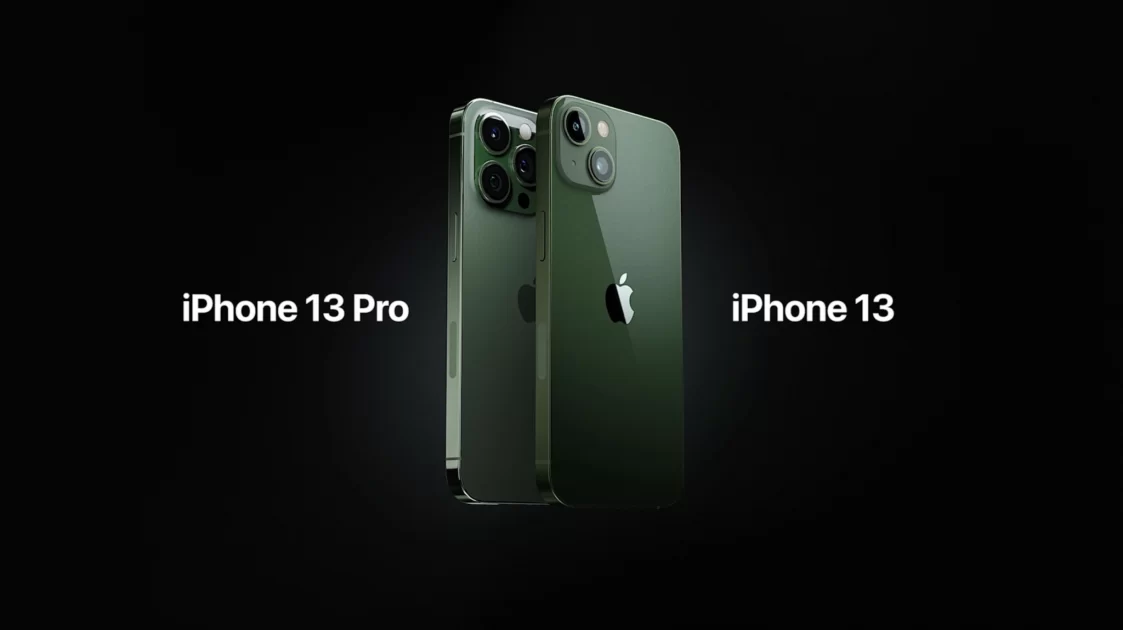 новый зеленый iphone 13