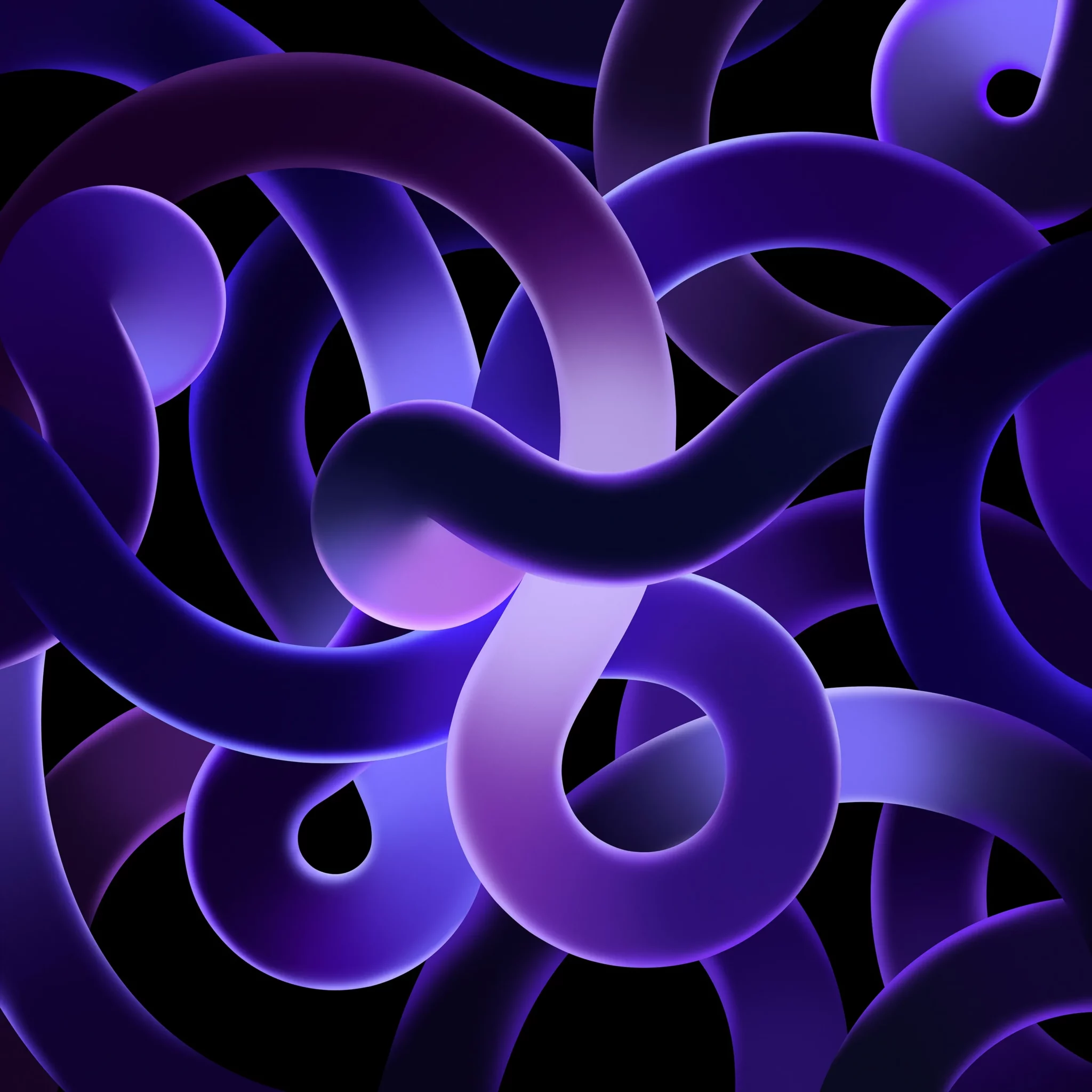 iPad-Air-Wallpaper-Ribbons-Purple-Dark-scaled