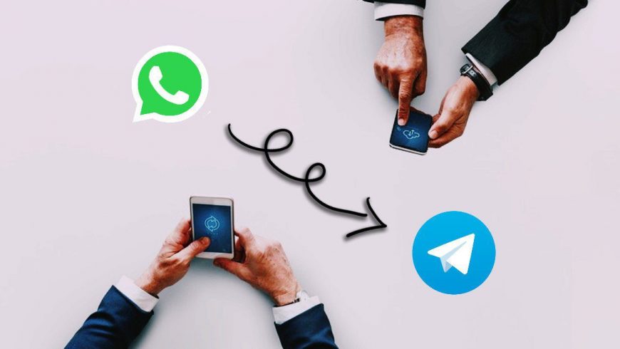 как перенести чаты whatsapp в telegram