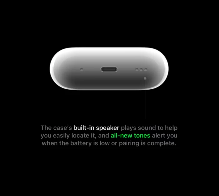 airpods-pro-2-футляр и динамиком