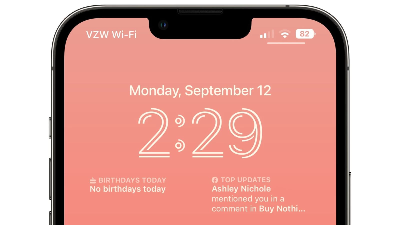 ios-16-facebook-виджет