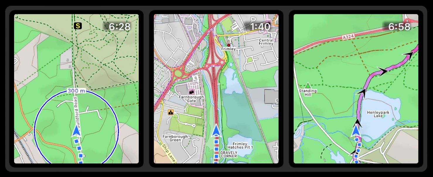 apple-watch-оффлайн карты