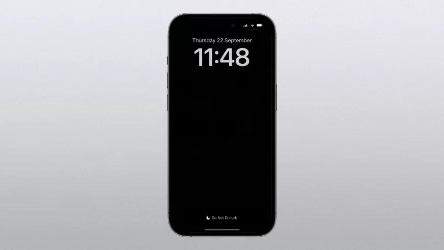 iphone-14-pro-чернобелый режим AOD