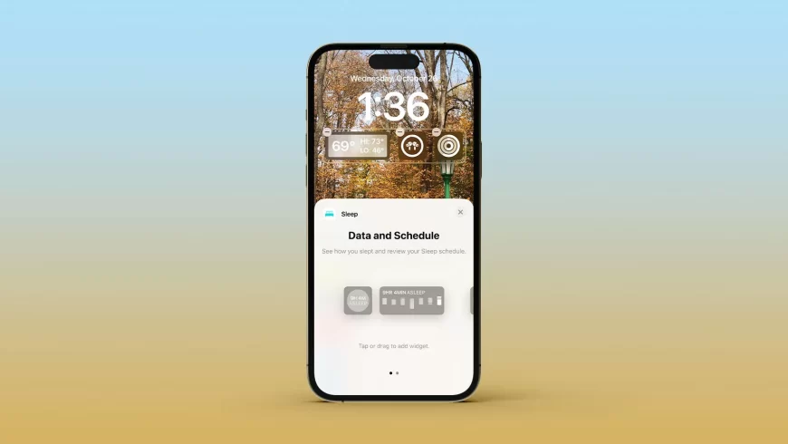 виджет сон ios 16.2