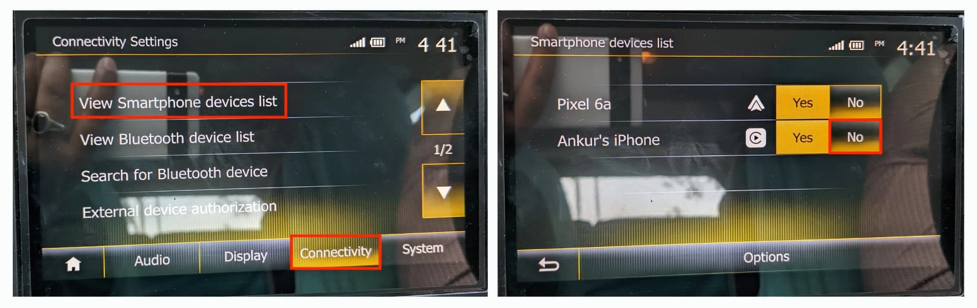 Отключение-CarPlay-в настройках мультимедиа