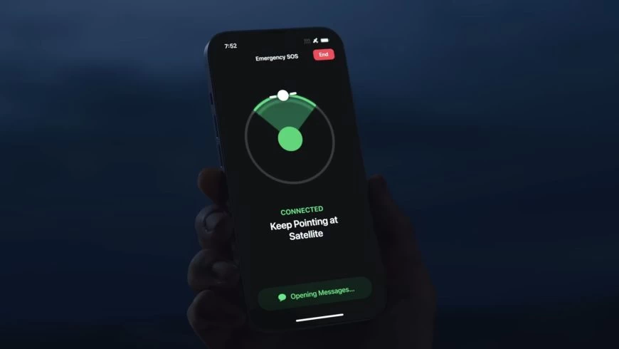 экстренный вызов через спутник iphone