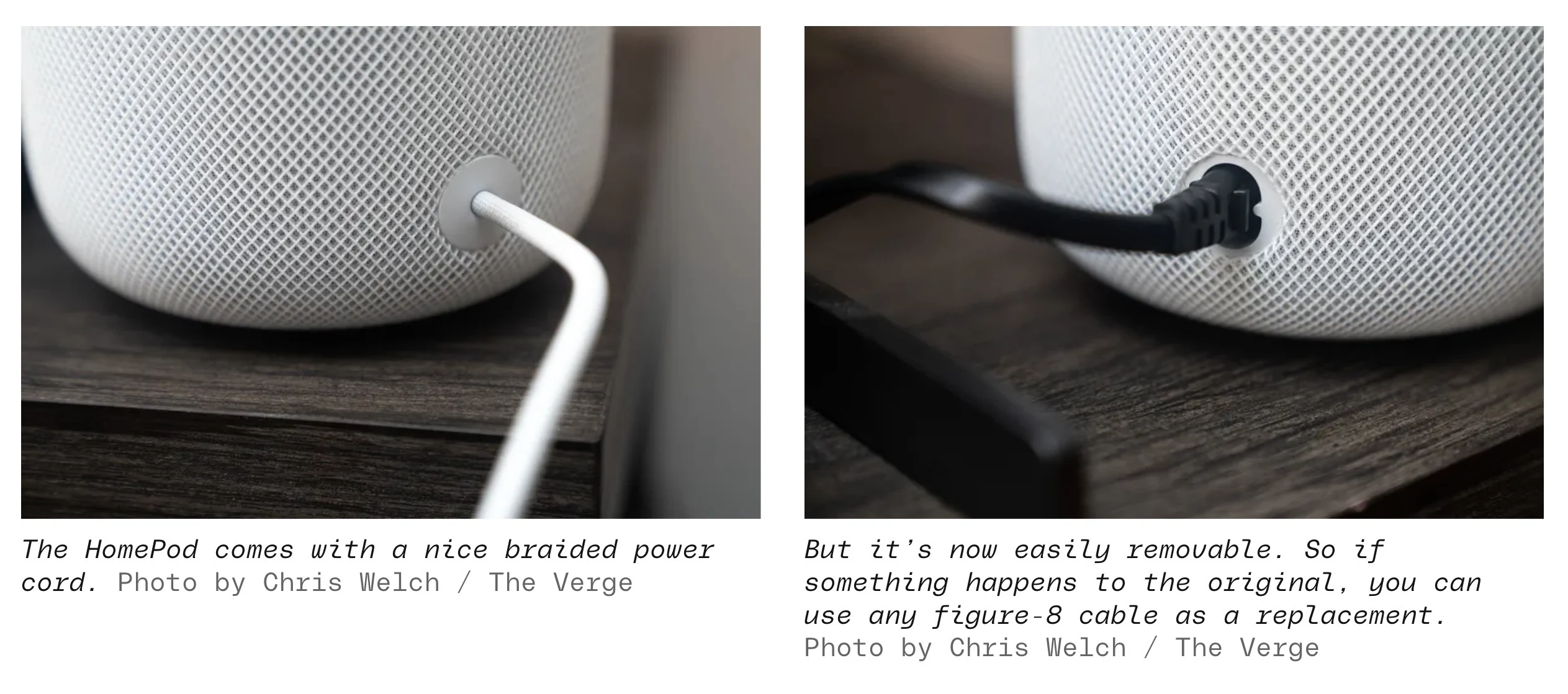 homepod-2-съемный кабель питания