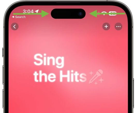 захват экрана iphone без динамического острова