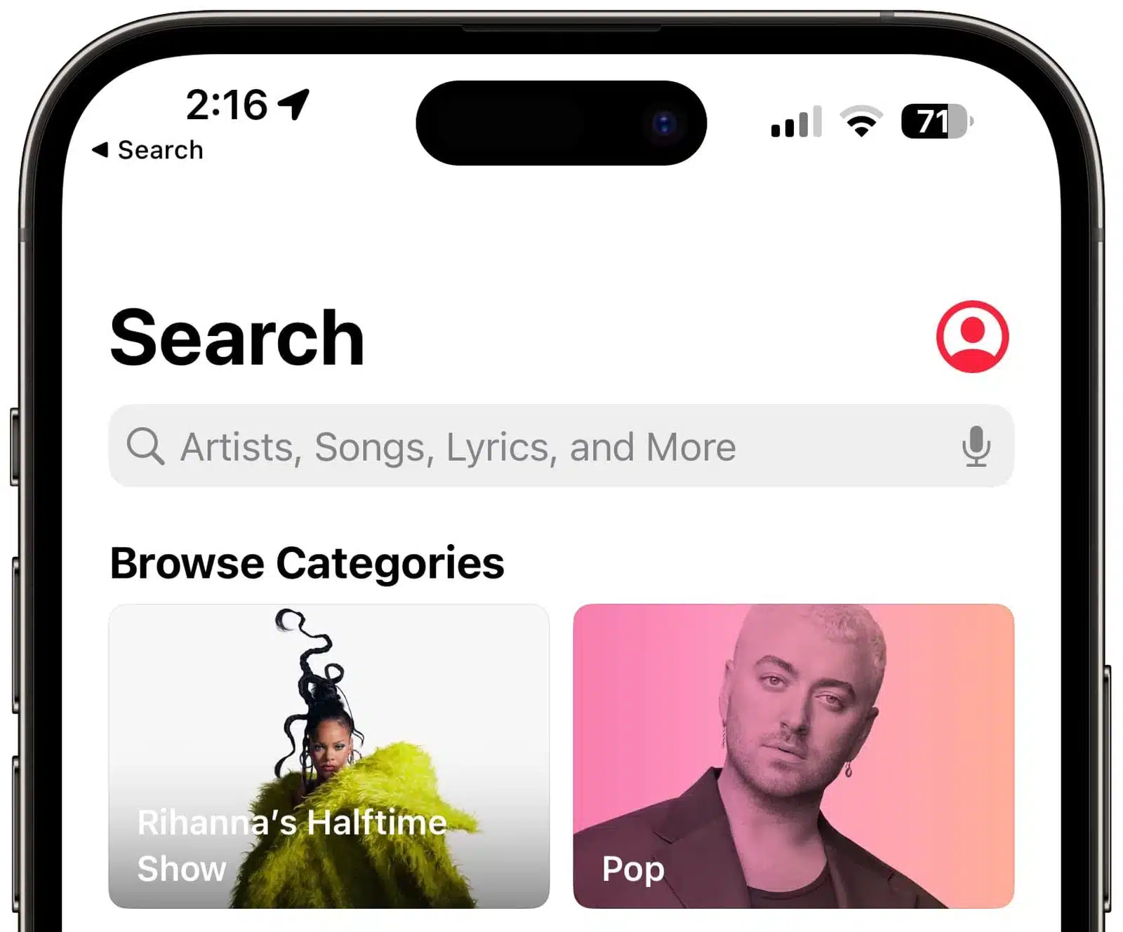 иконка профиля apple music ios 16.4