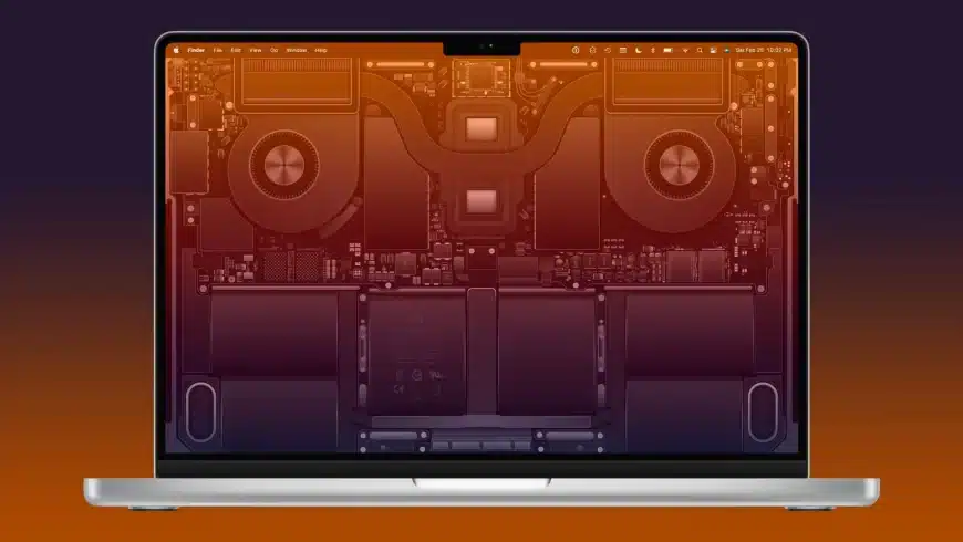 m2-macbook-с внутренней схемой