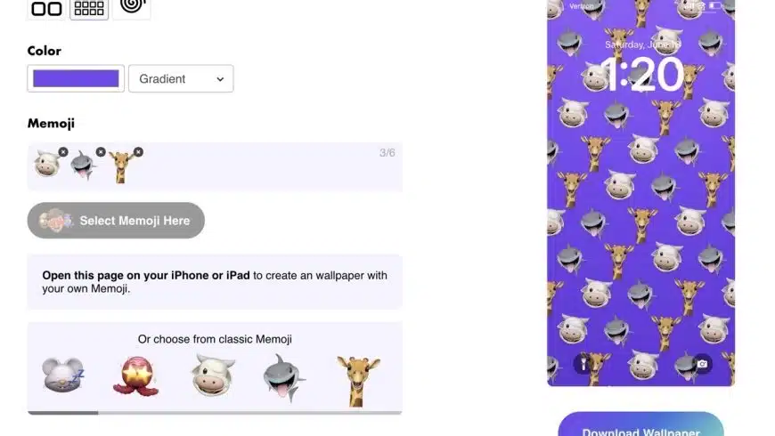 Как создавать обои с Memoji для iPhone