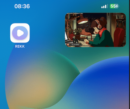 приложение REKK Video для iPhone
