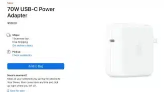 70 вт адаптер питания apple для macbook air