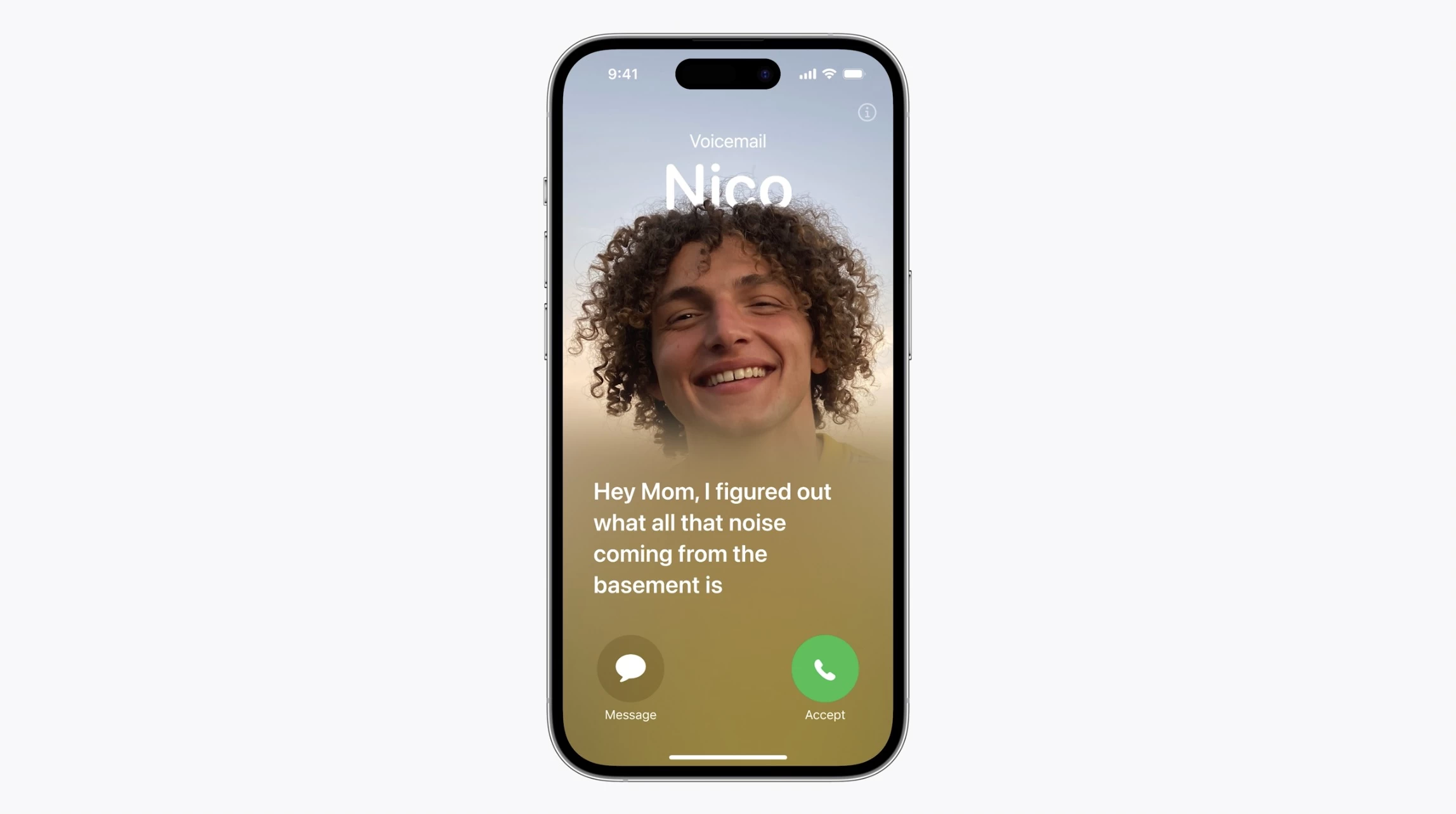 голосовая почта ios 17