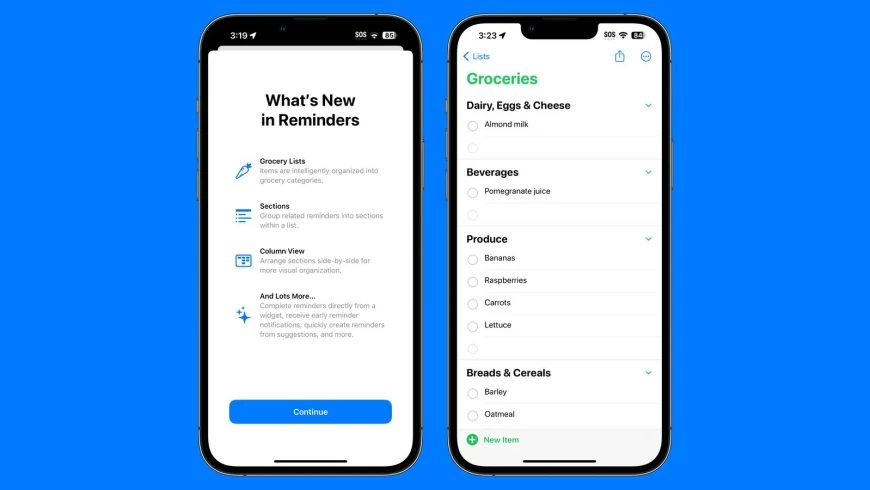 напоминания ios-17