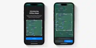 оффлайн карты ios 17