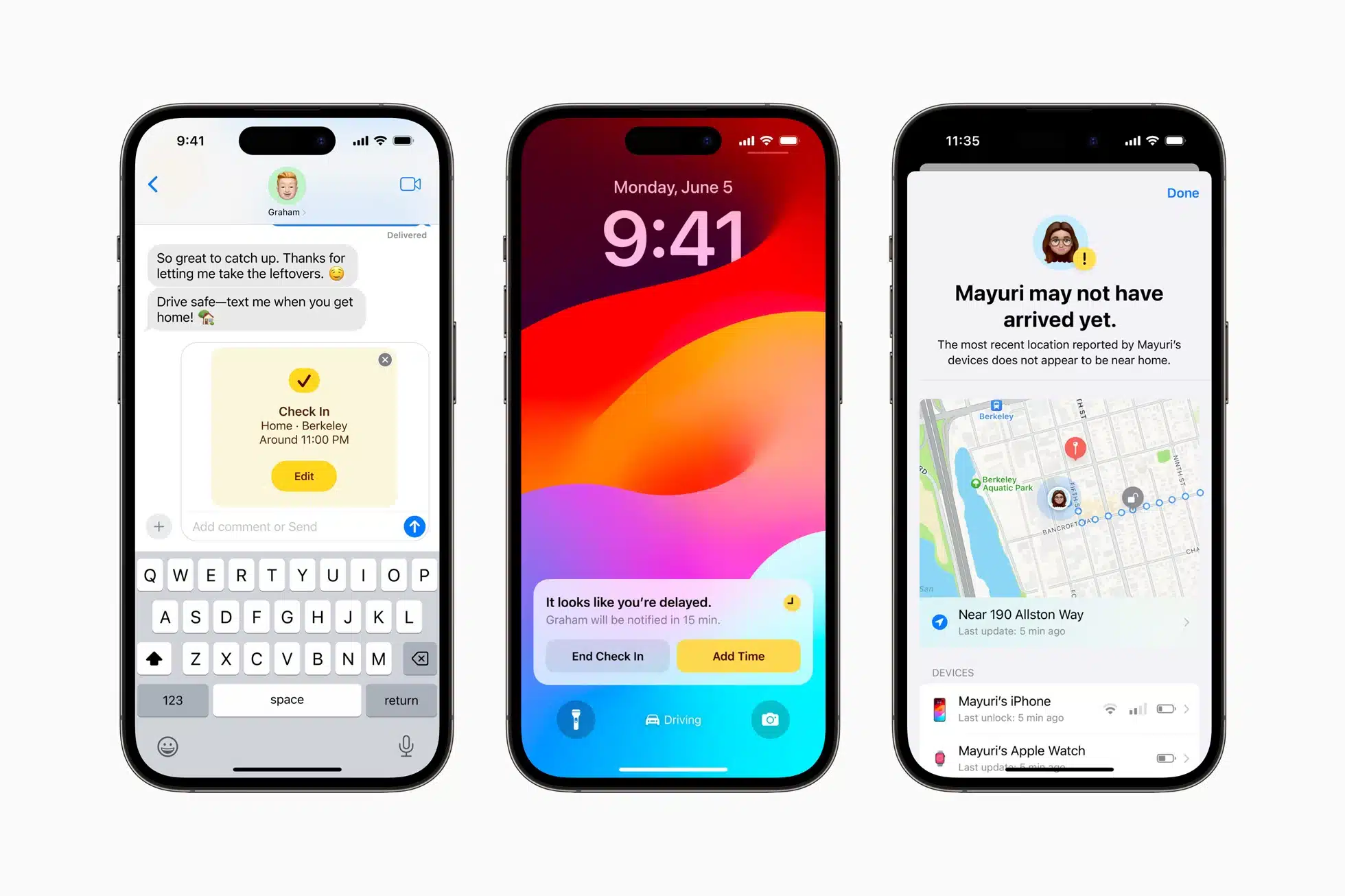 сообщения ios 17