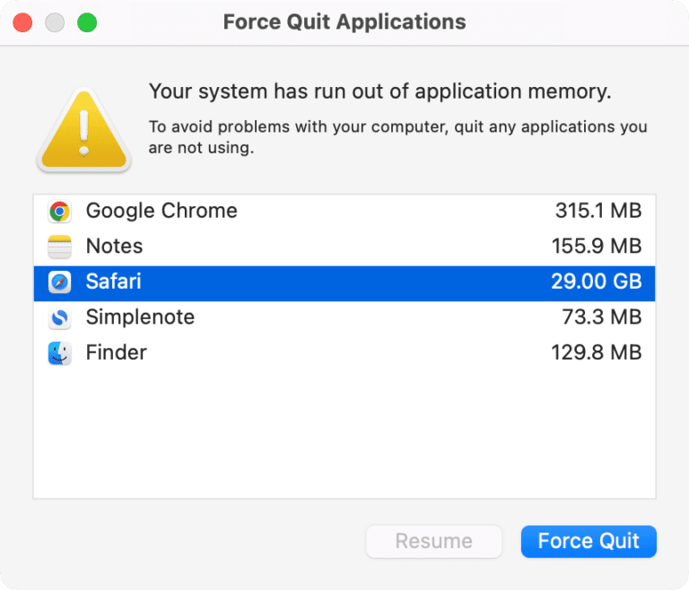 Your-system-has-run-out-of-application-memory-alert-on-Mac-768×658