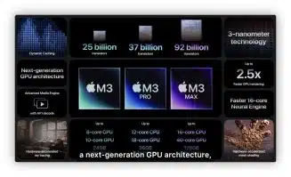 m3, m3 pro, m3 max
