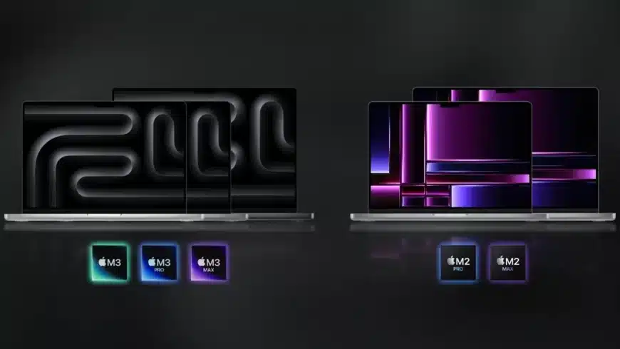 сравнение macbook pro m3 с macbook pro m2
