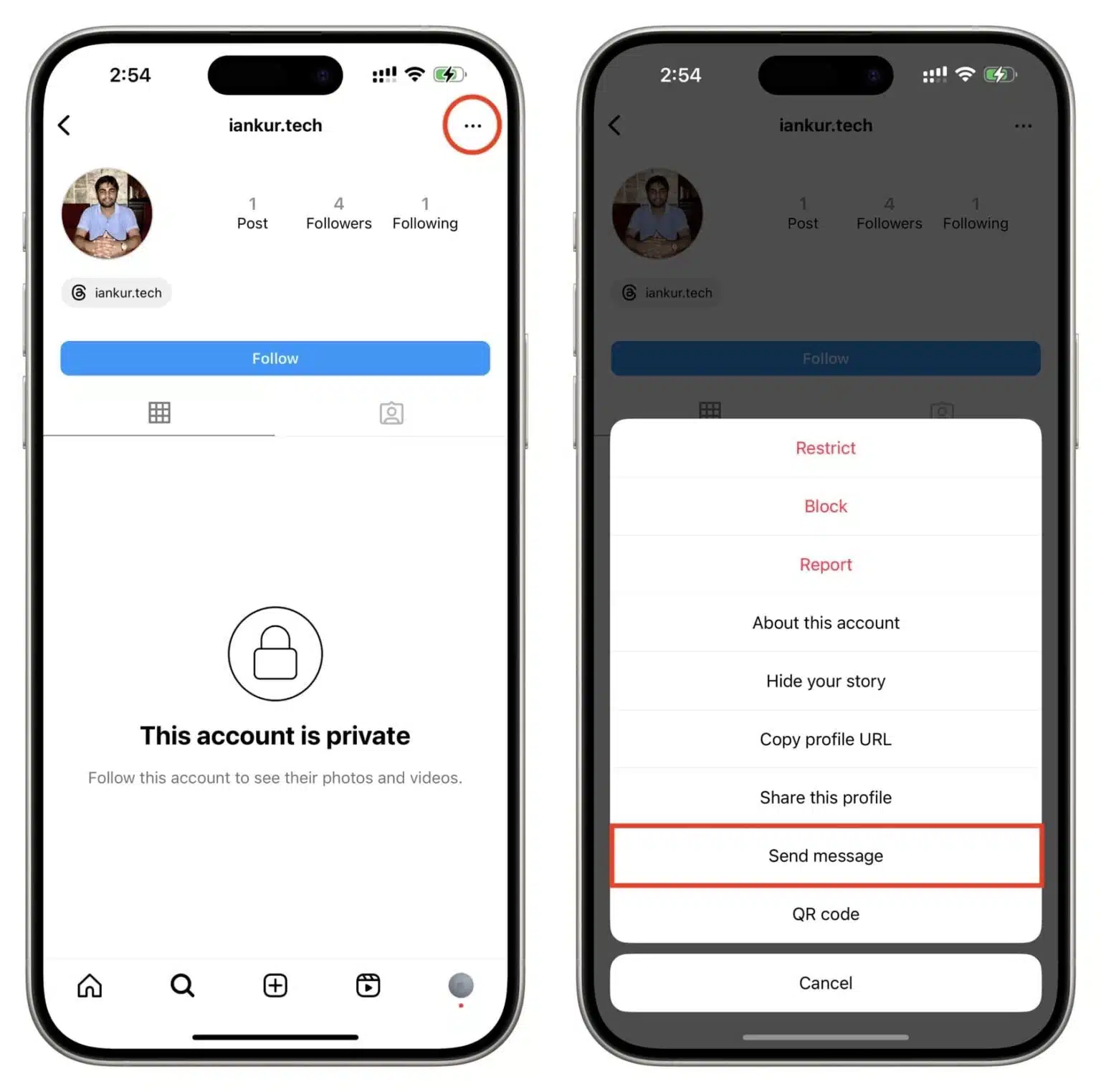Tap-three-dots-icon-and-use-Send-message-option-in-Instagram-on-iPhone-1536×1524