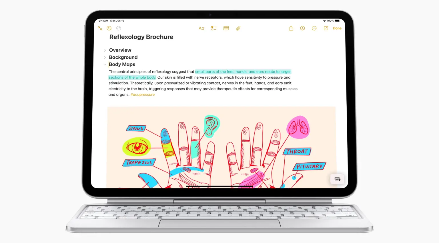 notes-ipados18-highlights