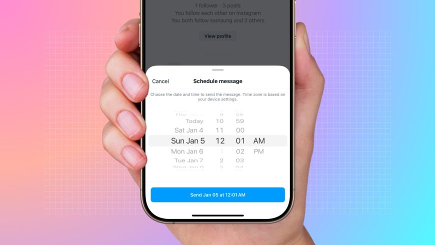 Schedule-Instagram-message