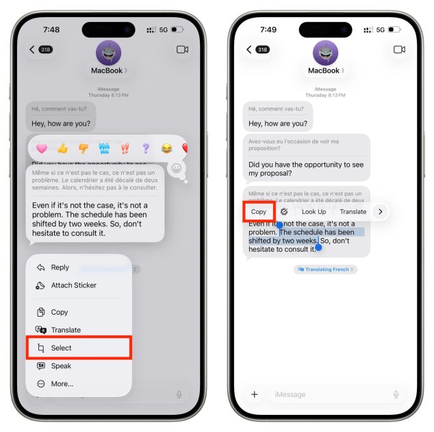 Selecting-a-specific-part-of-a-message-on-iPhone