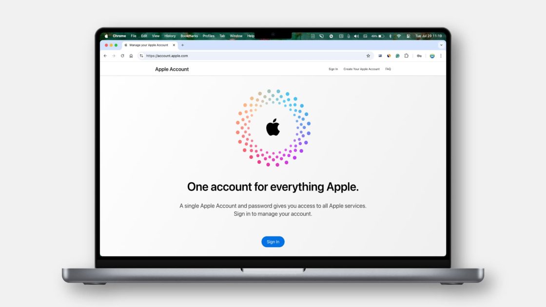 Apple-Account-sign-in-page-on-web