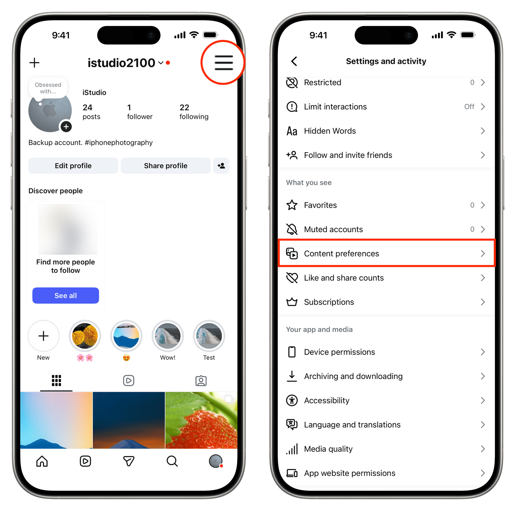 Content-preferences-in-Instagram-settings