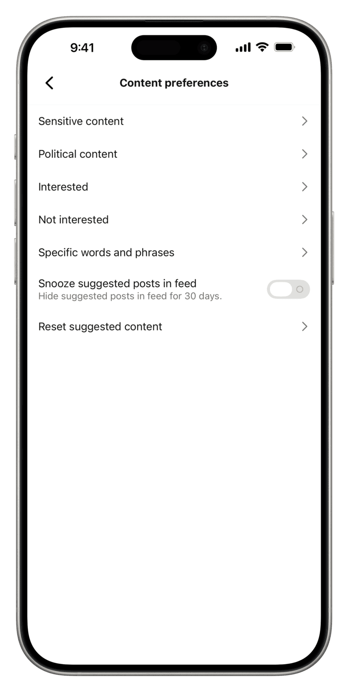 Content-preferences-page-in-Instagram